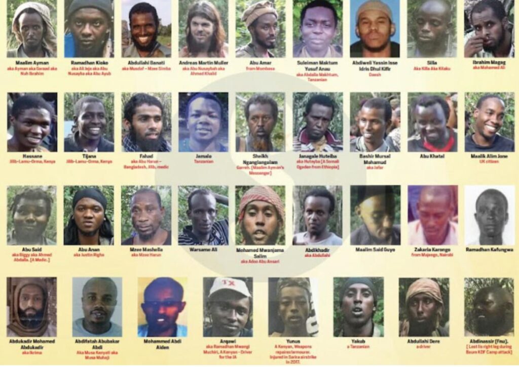 Pictures Of 35 Al-Shabaab Suspects Behind Lamu Attacks