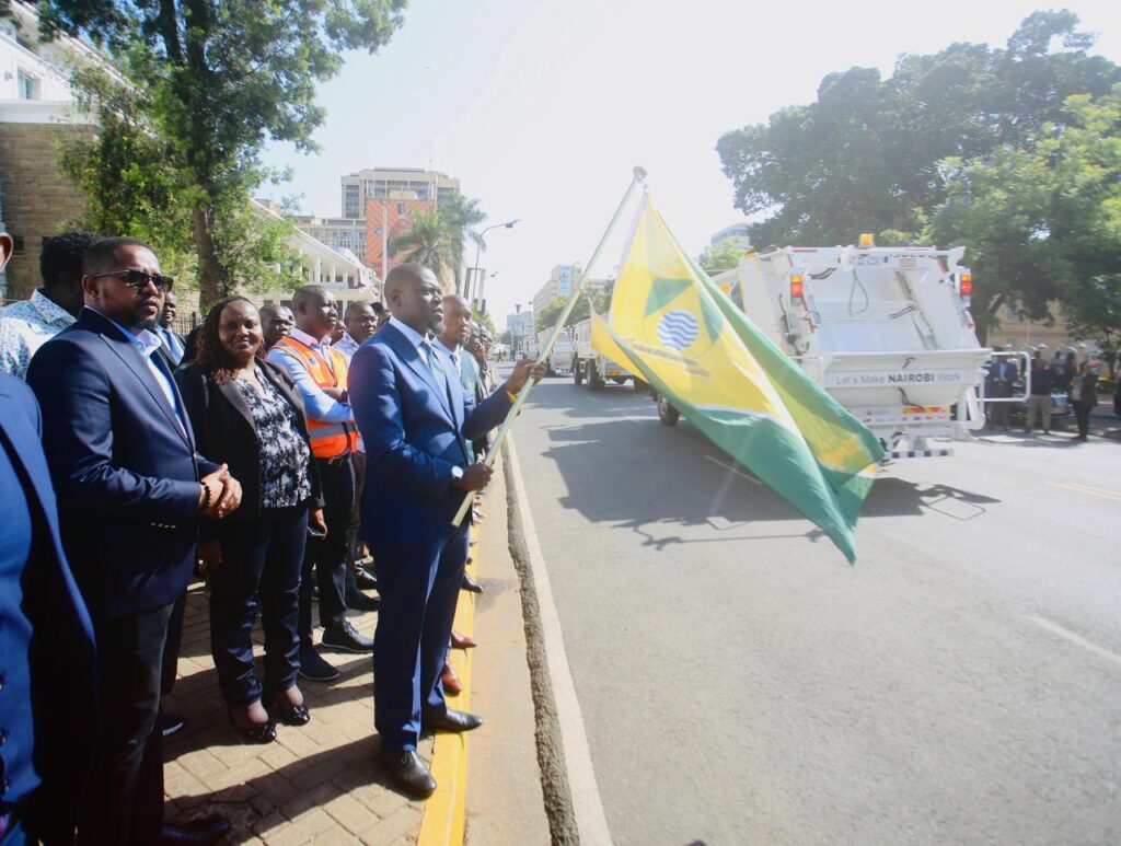 Sakaja Flags Off 24 Trucks to Boost Nairobi's Garbage Collection